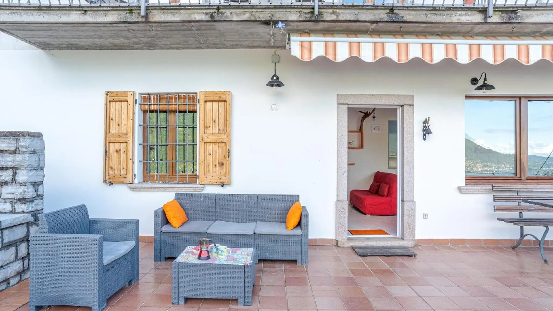 Lovely Lake View Apartment With Terrace Pognana Lario 0*,