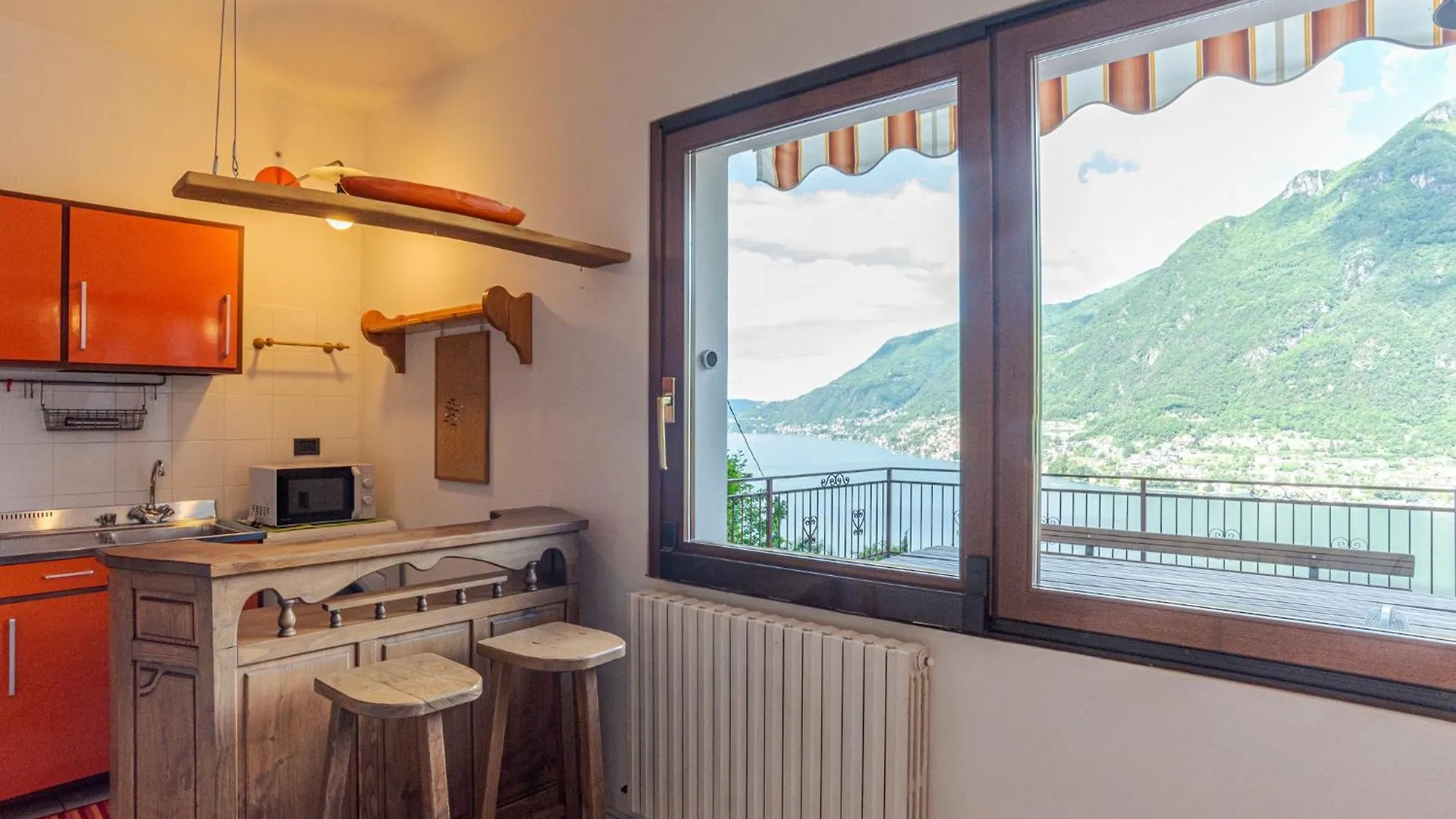 Lovely Lake View Apartment With Terrace Pognana Lario 0*,